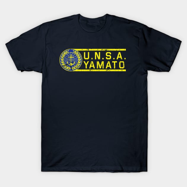 UNSA Yamato Crew Weathered T-Shirt by PopCultureShirts